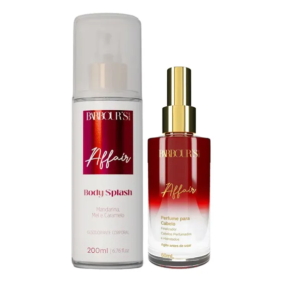 Kit Body Splash Colônia + Perfume De Cabelo Affair