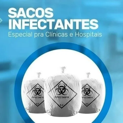 Saco Lixo Hospitalar P/ Resíduo Infectante 30l Fd C/ 100un