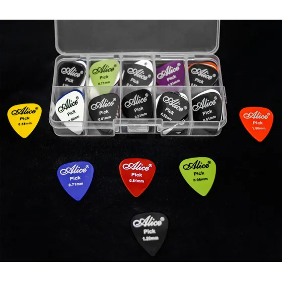 50 Púas Pajuelas Picks Nueva Edicion De Estuche