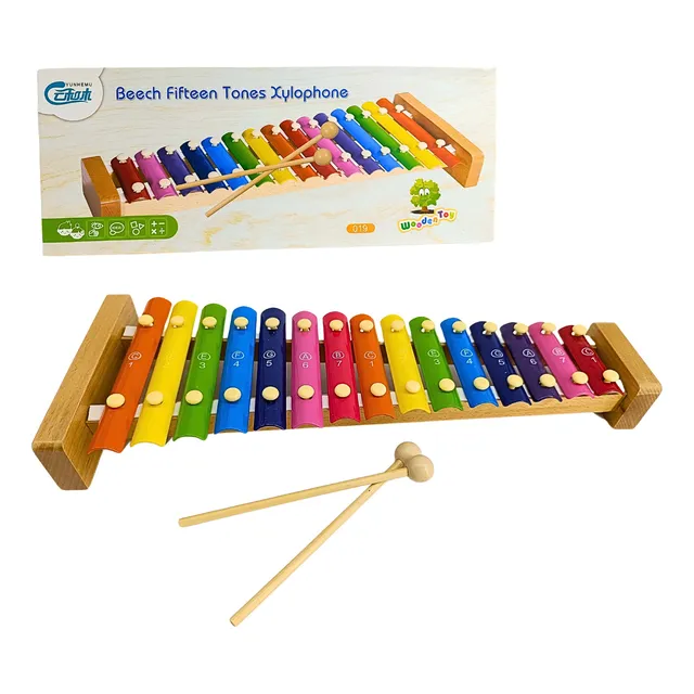 Xilófono De Madera Infantil_okidoki