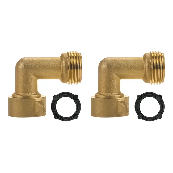 Pacote Com 2 Adaptadores De Cotovelo De Mangueira De Jardim