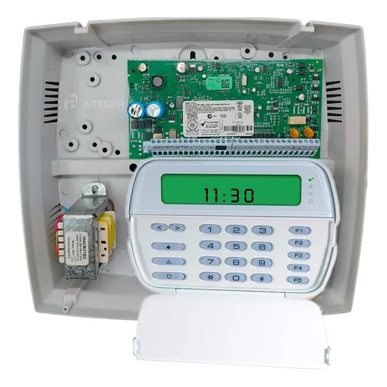 Panel Alarma Casa Central Dsc 1832 + Teclado Lcd Pk5501 8z