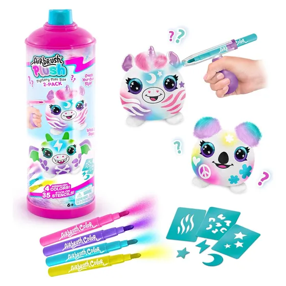 Peluche Unicornio Para Pintar Original Airbrush Pack De 2
