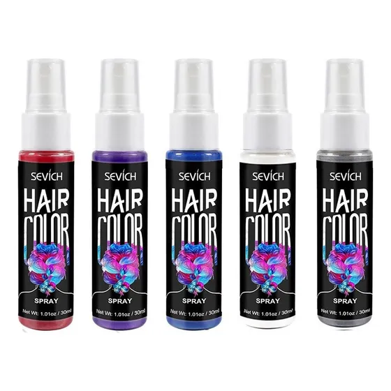 Sevich® Spray Tinte Temporal Para Pelo Color Fantasía 30ml Tono Dorado