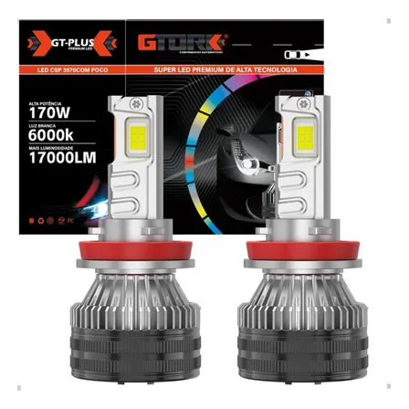 Ultra Led Gt-plus 17000lm 6000k H4 H1 Hb3 Hb4 H7 H11 H8 Hir2