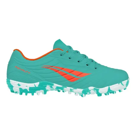 Penalty Chuteira Society Matis Kids Xxi Turquesa-laranja Lisa 31 Br