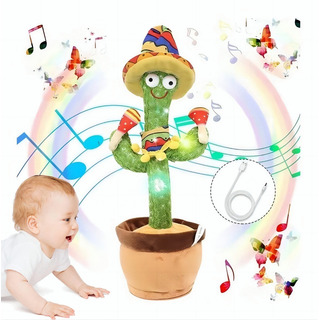 Juguetes Cactus Bailarín Recargable 120 Canciones Para Niños Juguetes Cactus Bailarín Recargable 120 Canciones Para Niños