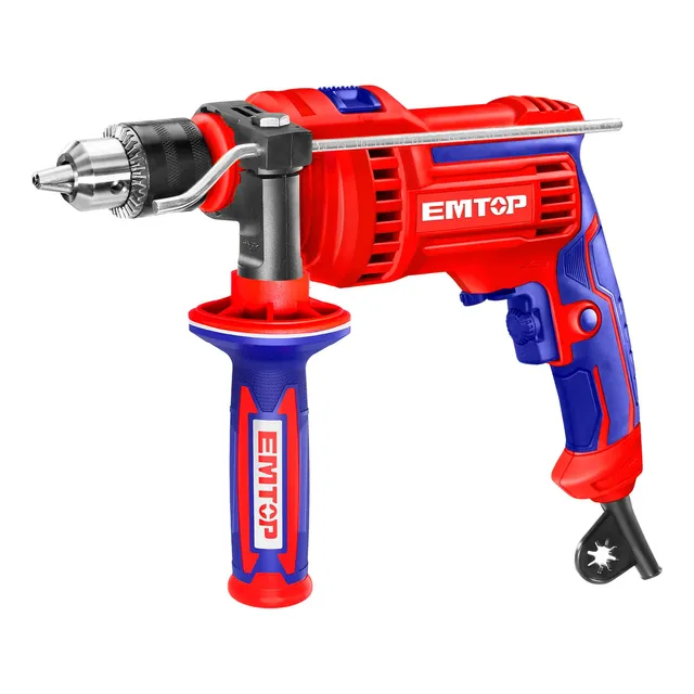 Taladro Percutor Electrico 810w De 1/2  Con Reversa Emtop