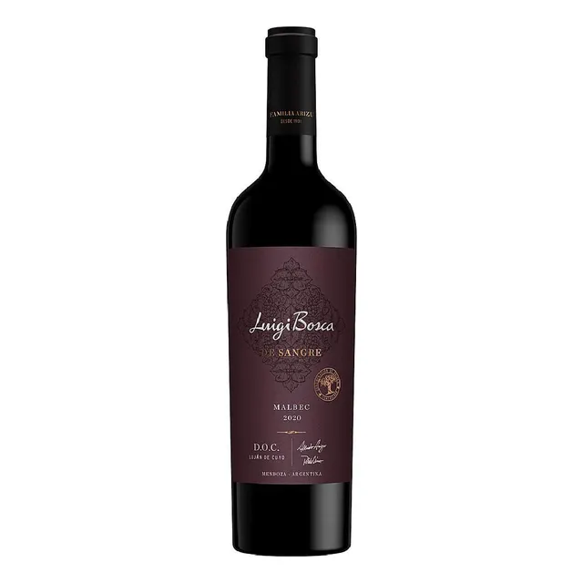 Vino Luigi Bosca De Sangre Malbec Doc 750 Ml