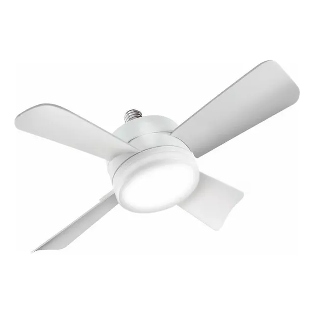 Ventilador De Techo 220 Volts C/luz Rosca Lampara Comun
