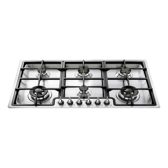 Encimera A Gas Clasica Pgf96 6 Quemadores 90 Cm Smeg