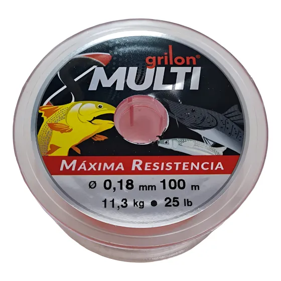 Multifilamento Grilon 8 Hebras 100 Metros Todas Las Medidas