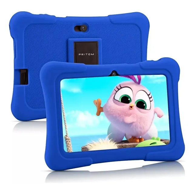 Pritom Kids Tablet 7 Pulgadas Con Funda De 2/32 Gb Android Color Azul