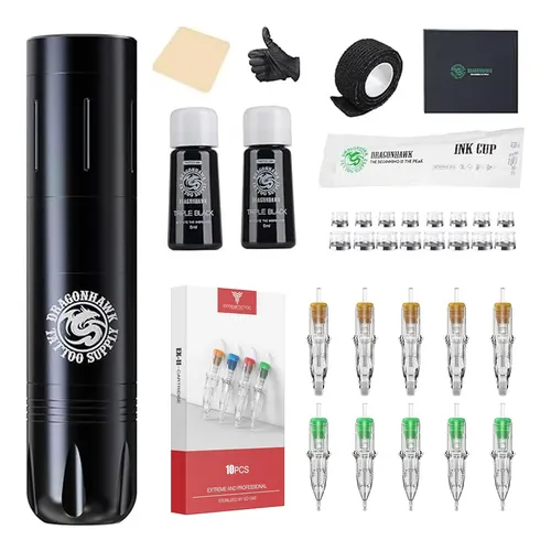 Poseidon Professional Tattoo Machine And Pen Kit Ss | MercadoLivre