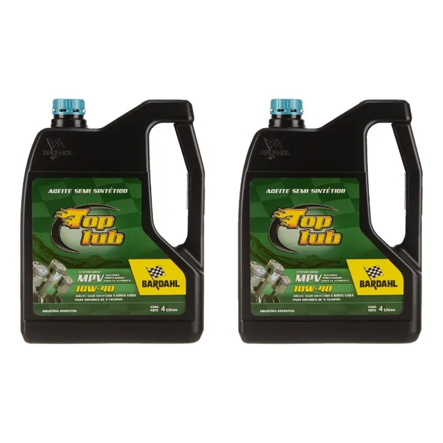 Kit Aceite Semi Sintético 10w40 Bardahl 4l X 2 Uni
