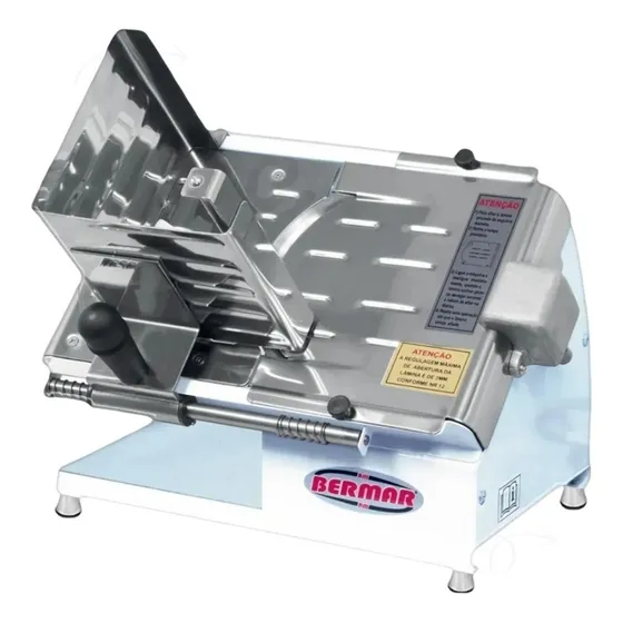 Fatiador Cortador  Frios Lâmina 196mm Bermar Bm07 Cor Branco