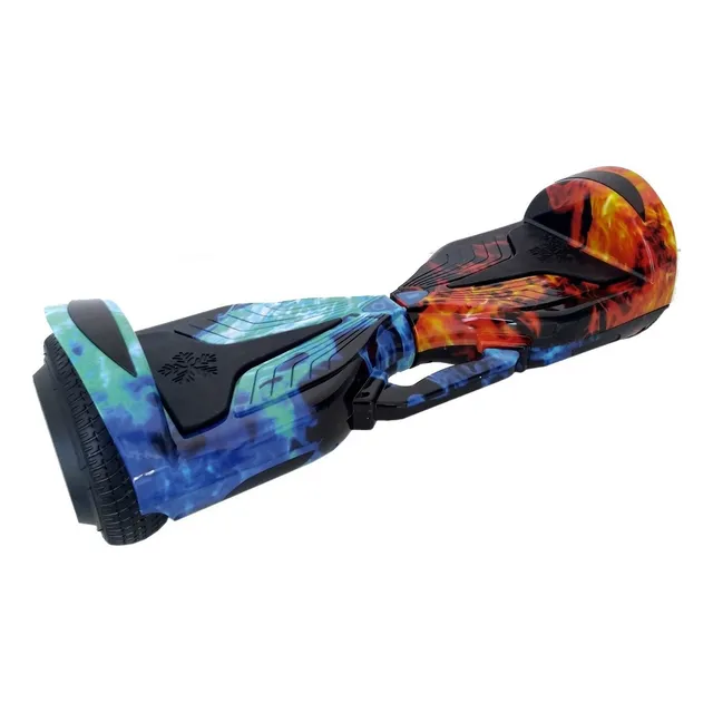 Hoverboard Patineta Electrica Bluetooth Luces Led Música Color Fuego y agua
