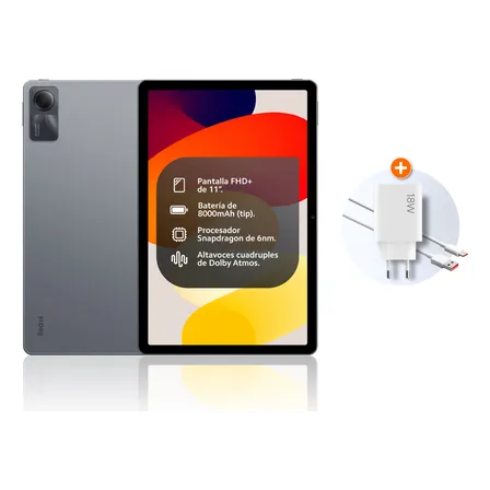 Tablet Xiaomi Redmi Pad SE 11” Gris 4GB RAM + 128GB ROM