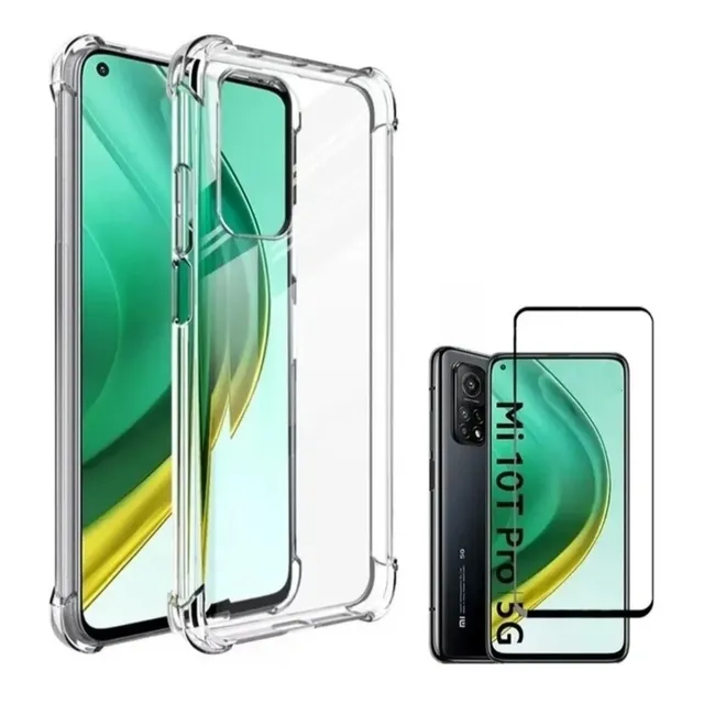 Case Clear Airbag Para Xiaomi Mi 10t/ Mi 10t Pro + Mica