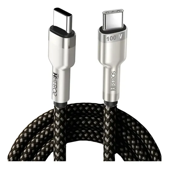 Cabo Carregador Celular Usb C Tipo C 2 Metros 100w Turbo Pro