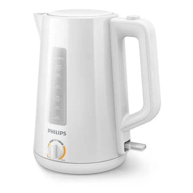 Pava Electrica Philips Blanca 1,7 Lts Hd9368 Color Blanco