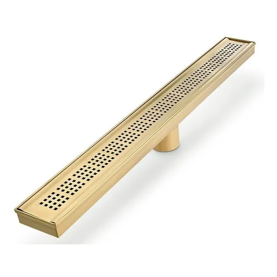 Rejilla Rectangular Dorada Quality Metal 61cm 10 Años Gtia