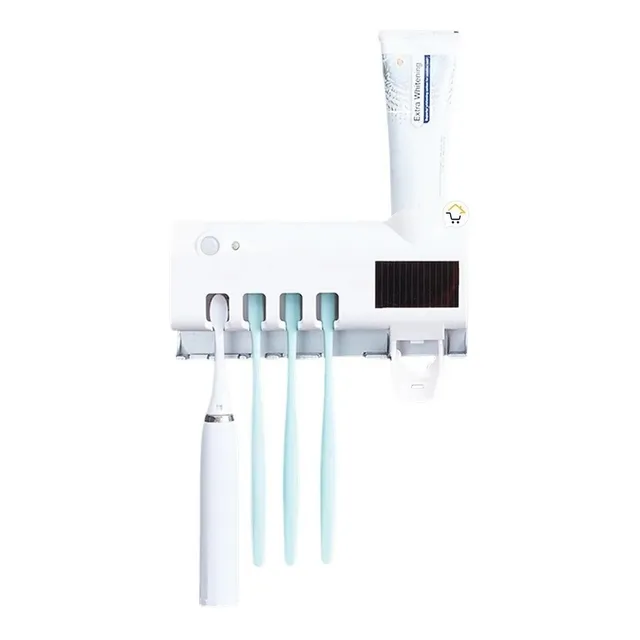 Porta Cepillos Uv Dispensador De Crema Esterilizador 