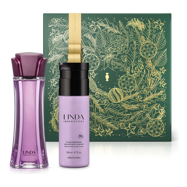 Presente Boticário Linda Irresistível Colônia E Loção 100ml/200ml Presente Boticário Linda Irresistível Colônia E Loção 100ml/200ml