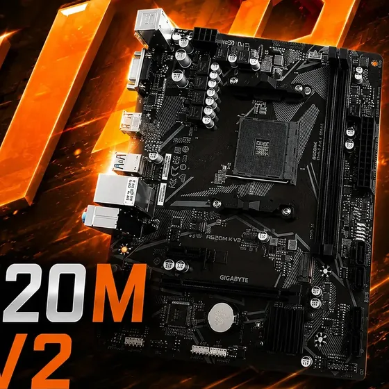 Placa mãe Gigabyte Ultra Durable A520M K V2