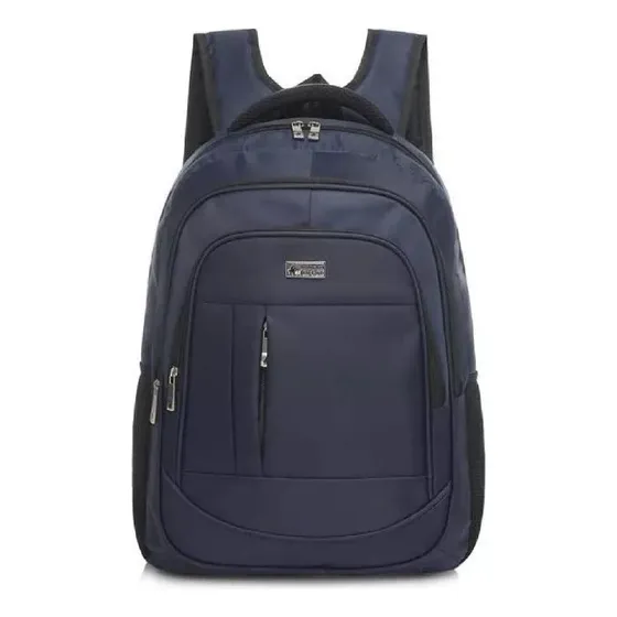 Mochila Wellington Polo Porta Notebook Urbana Reforzada Color Azul