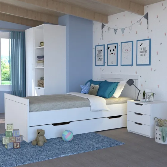 Cama Duplex Individual / Cama Con Gavetas
