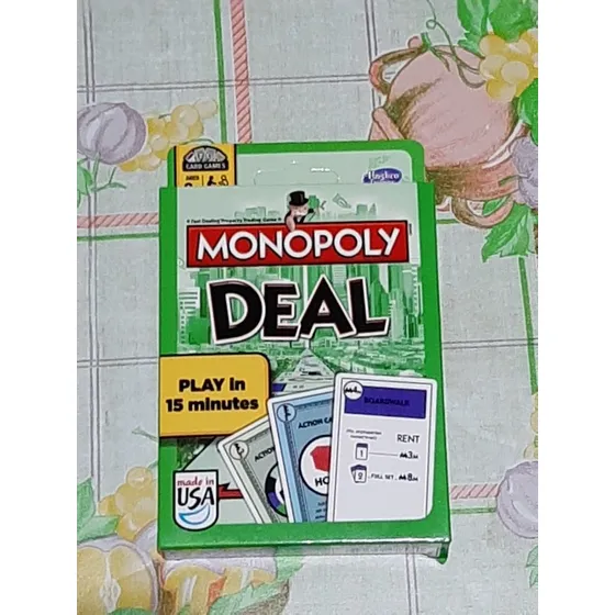 Juego De Cartas Monopoly Deals, Original Hasbro, +7 Años..