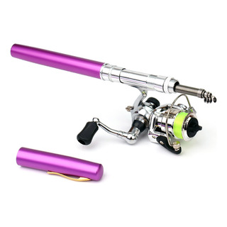 Kit Telescópico De Caña De Pescar Plegable Con Bolsillo Kit Telescópico De Caña De Pescar Plegable Con Bolsillo