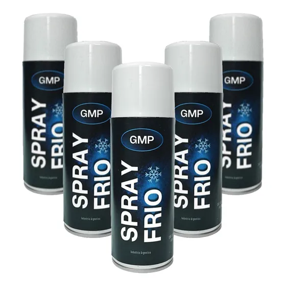 Pack 5 Un Aerosol Spray Frio P/ Golpes Lesiones Deportes Gmp