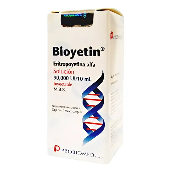 Bioyetin Frasco Ámpula 50000ui 10 Ml.