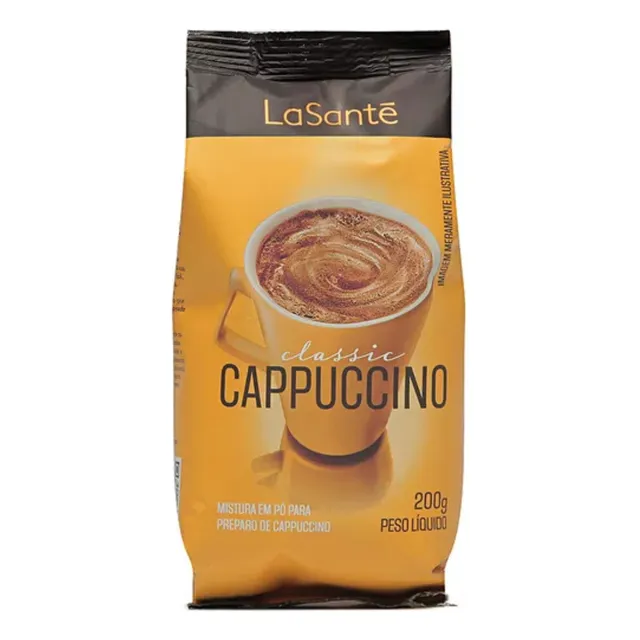Cappuccino La Sante Classic 200g Kit 3 Unidades