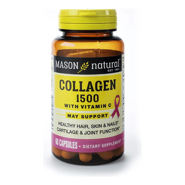 Colágeno 1500 Plus + Biotina + Vitamina C Mason 60 Capsulas