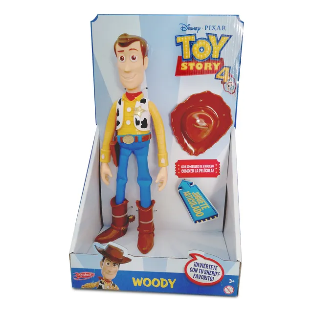 Muñeco Disney Pixar Toy Story Buzz Woody Articulado 13cm