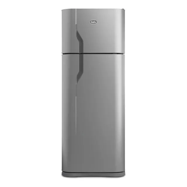 Heladera Con Freezer Gafa Litros Plata