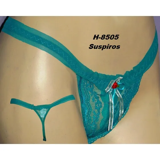 Bikinis Hilos Panties Encaje Cacheteros Lenceria Set 6 Pcs
