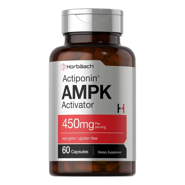 Ampk Activador Metabolismo 450 Mg 60 Caps Horbaach Sabor Sin Sabor