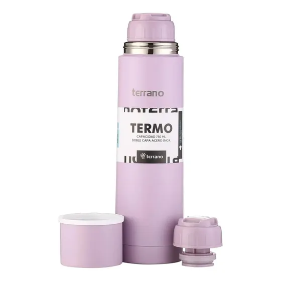 Termo Bala Terrano 750ml Acero Inoxidable Color Lila | Cuotas sin interés