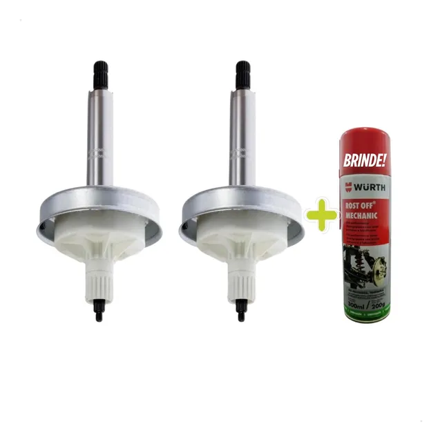 Kit 02 Mecanismo Eixo Mini Brastemp Consul Cwk12 Cwg12 Cws11