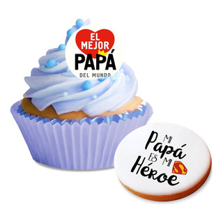 Obleas Comestibles Dia Del Padre El Mejor Papa Cupcakes Obleas Comestibles Dia Del Padre El Mejor Papa Cupcakes