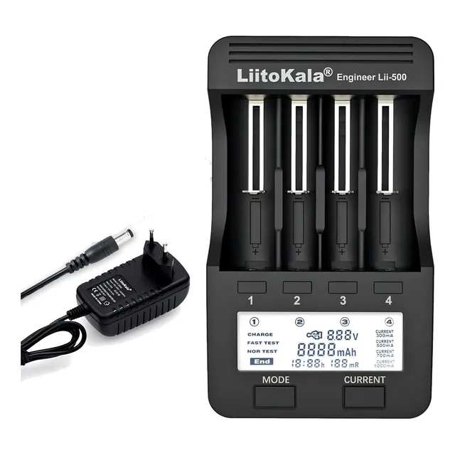 Cargador inteligente Liitokala Lii-500