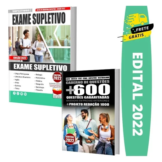 Kit Apostila Preparatória Para Supletivo + Questões