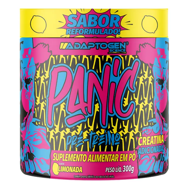 Panic 300g - Pré Treino Adaptogen Science Usa - Original