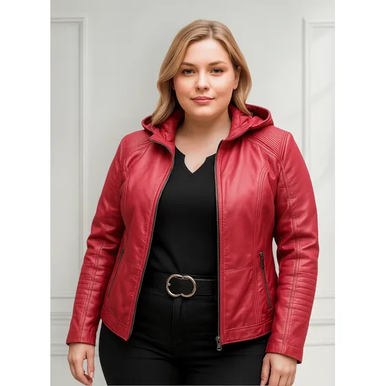 Campera Eco-cuero Mujer Chaqueta Simil Cuero De Dama Abrigo 
