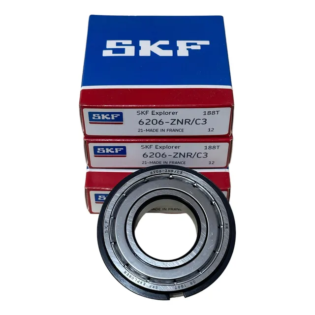 Rodamiento Rolinera 6206 Znr C3 Skf 