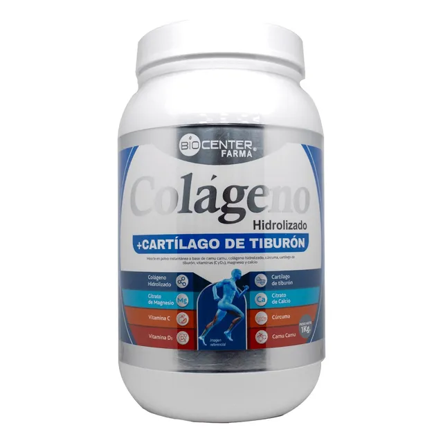 Colageno + Cartilago De Tiburon Biocenter Natural 1 Kg